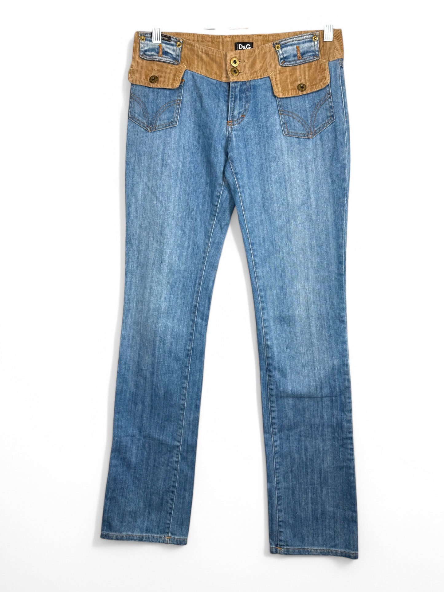 Dolce & Gabbana Corduroy/Denim jeans