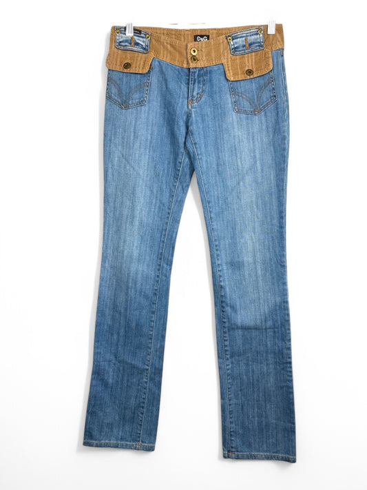 Dolce & Gabbana Corduroy/Denim jeans