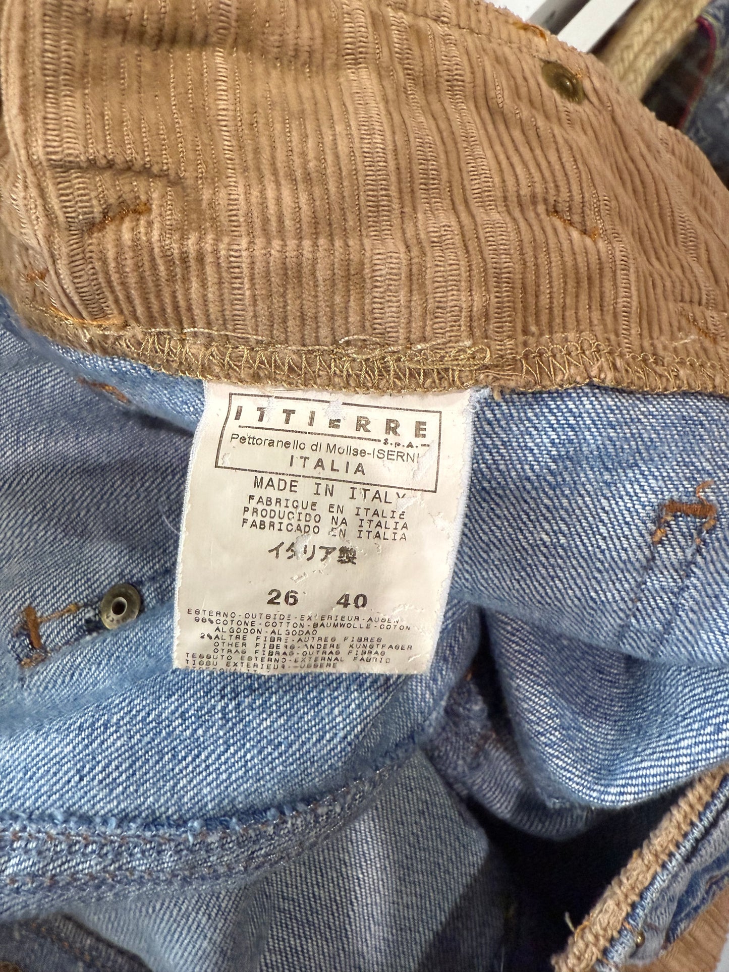 Dolce & Gabbana Corduroy/Denim jeans